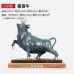Colored Copper Announcement Cow Ornament